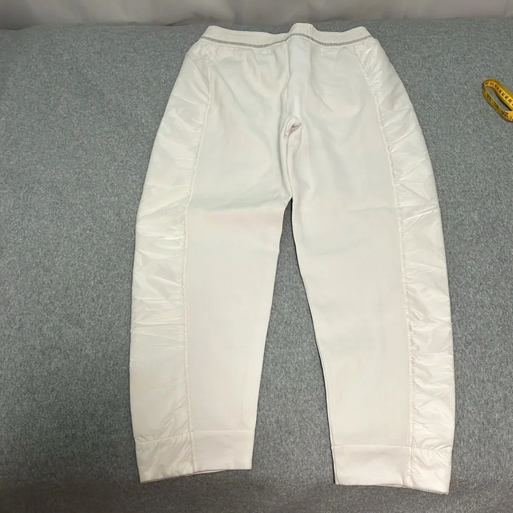 Womens Nike White Tech Fleece Splatter Sweatpants Medium Active Athleisure